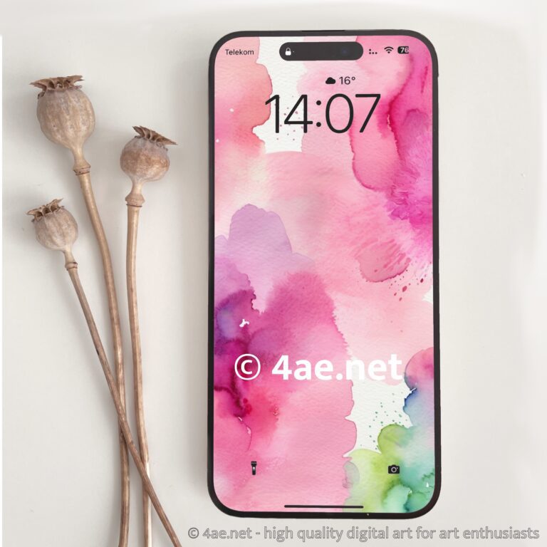 Free Abstract Watercolor Phone Wallpapers 009