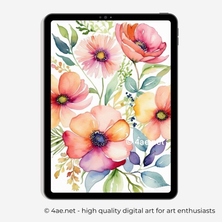 free iPad wallpaper, floral wallpaper, Samsung galaxy tablet digital flower background 56 Floral iPad Wallpaper