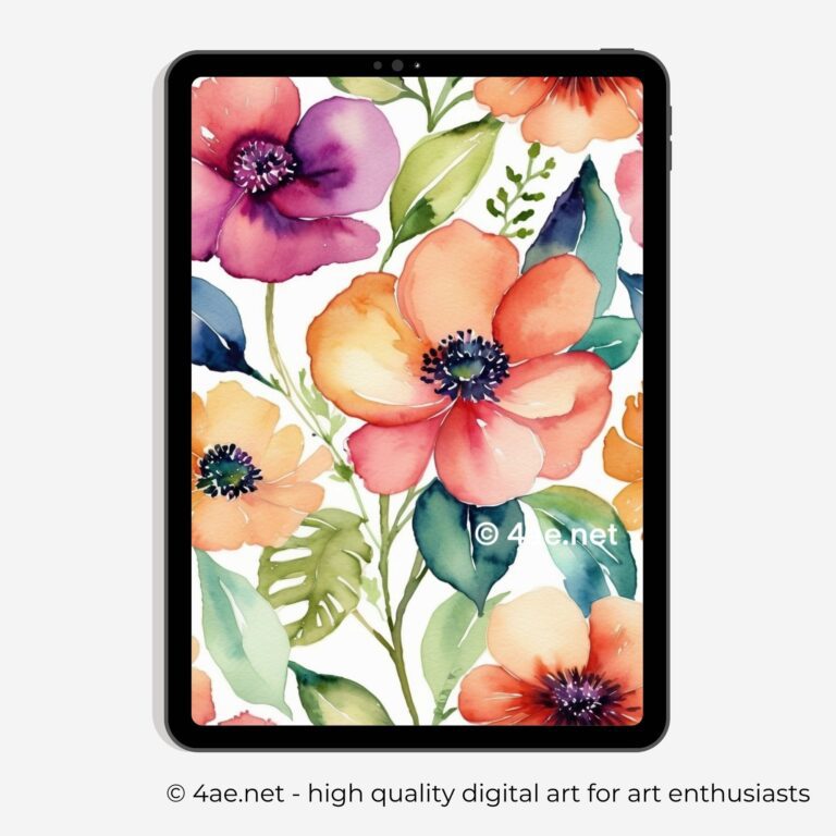 Floral iPad Wallpaper #64 Bloom Burst