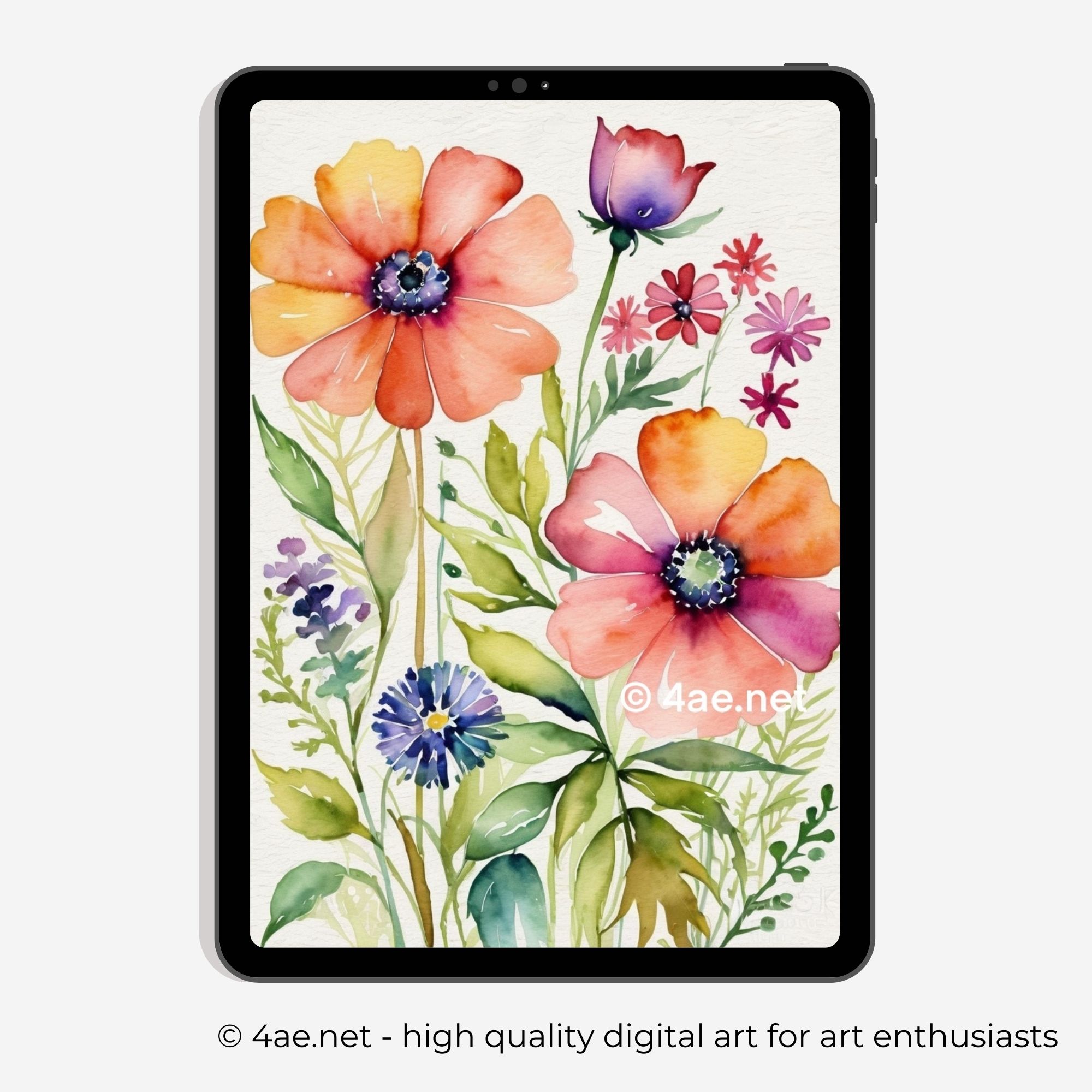 Floral iPad Wallpaper #70 Garden Glow