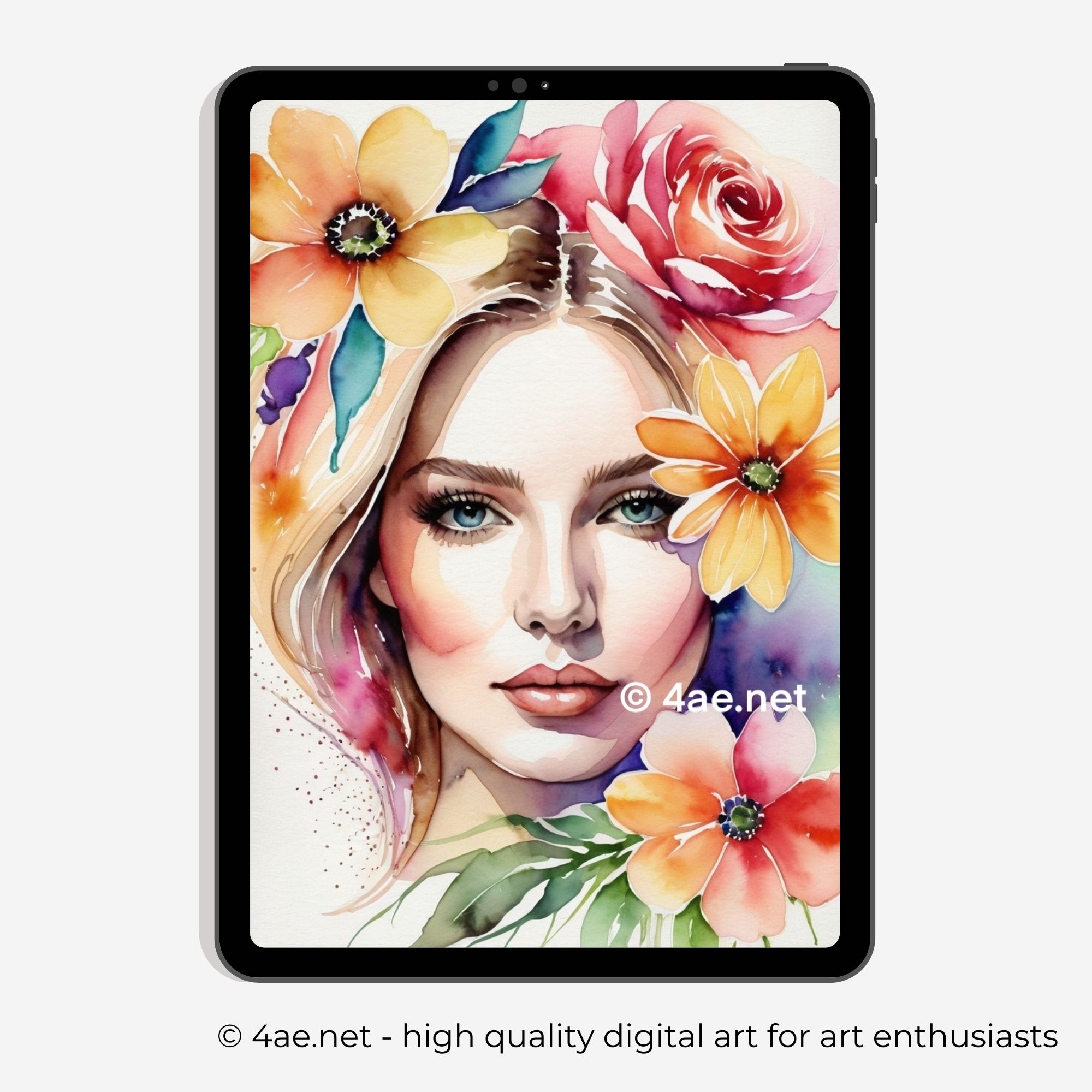 Free Boho iPad Wallpaper #73 Floral Femme