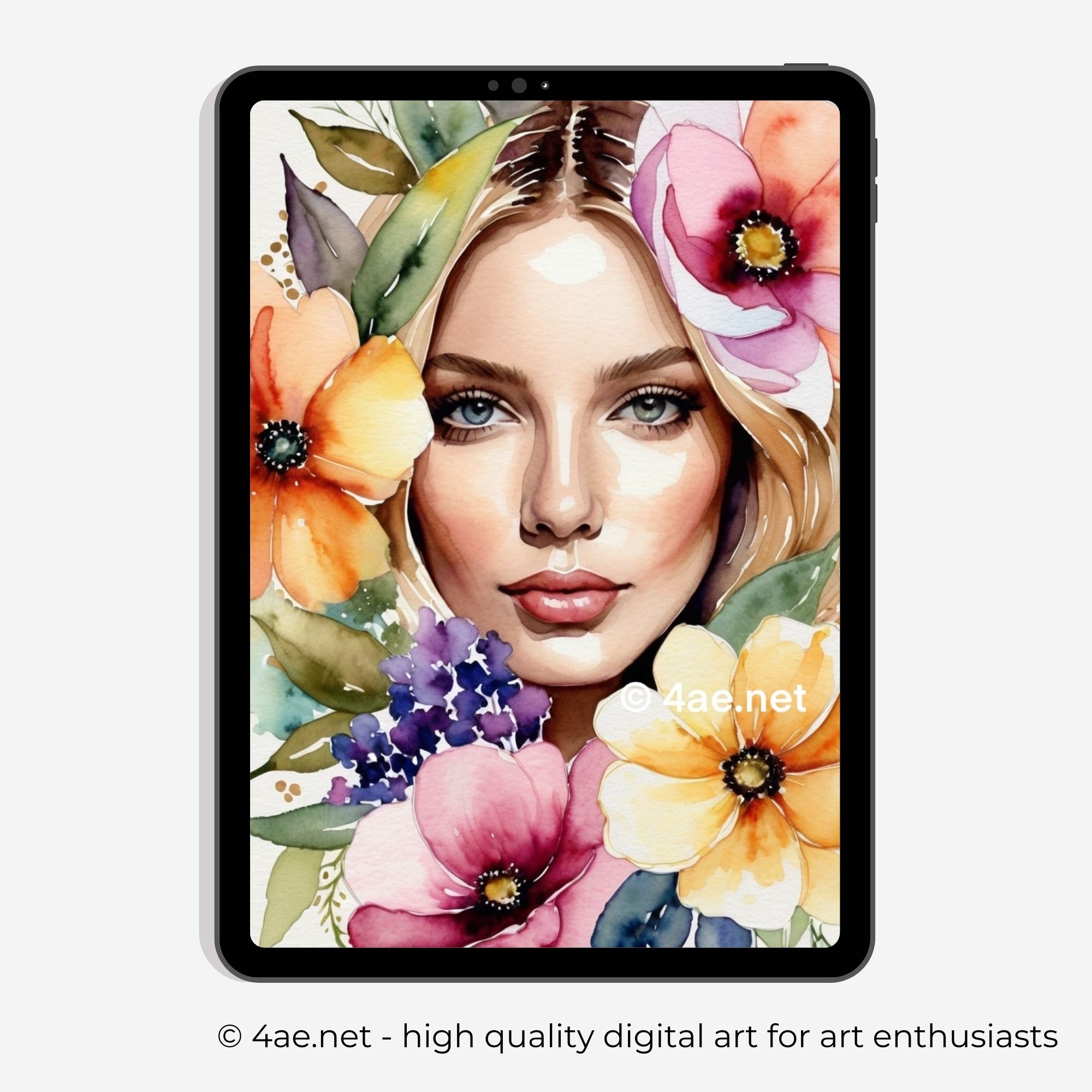 Free Boho iPad Wallpaper #75 Floral Muse