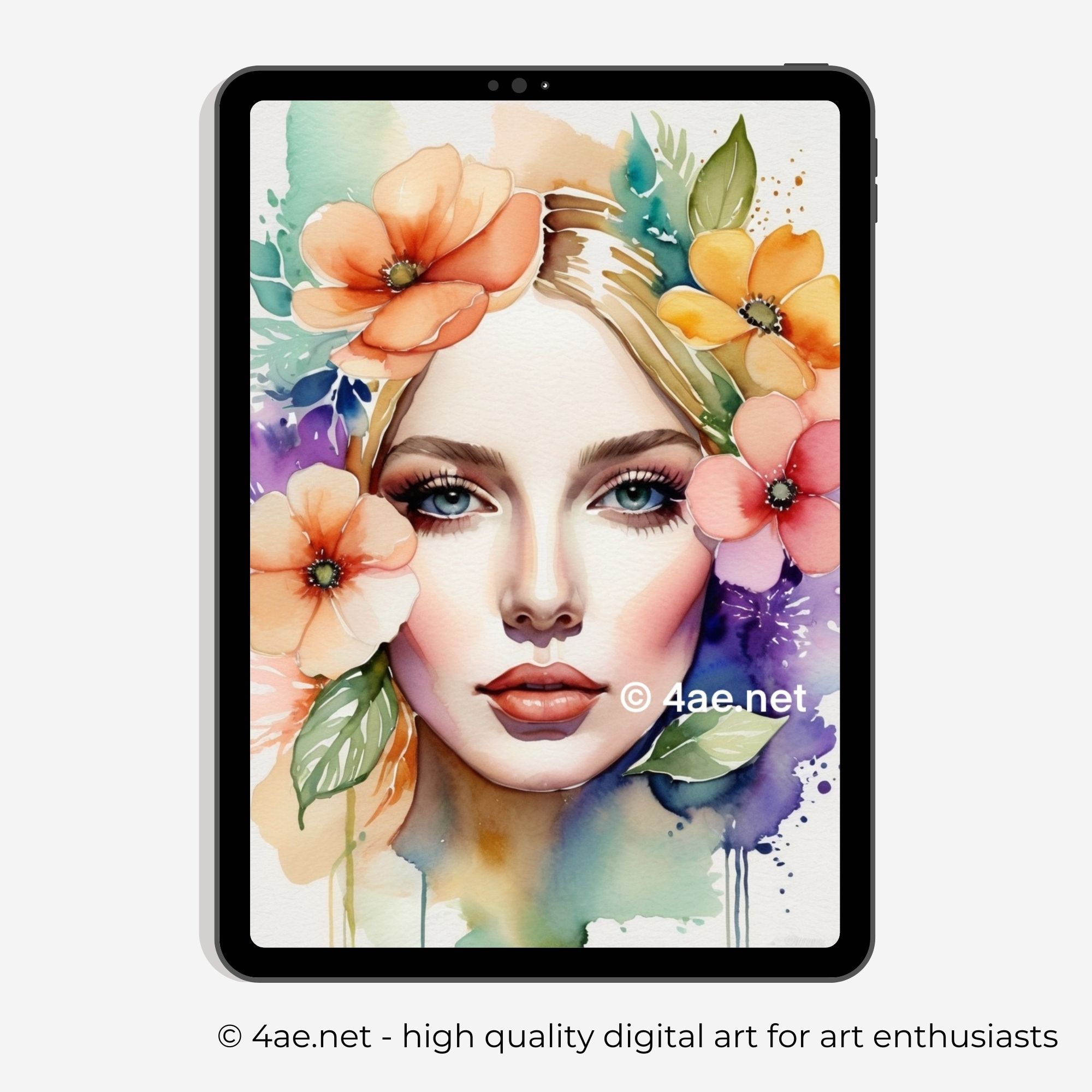 Free Boho iPad Wallpaper #79 Blossom Muse