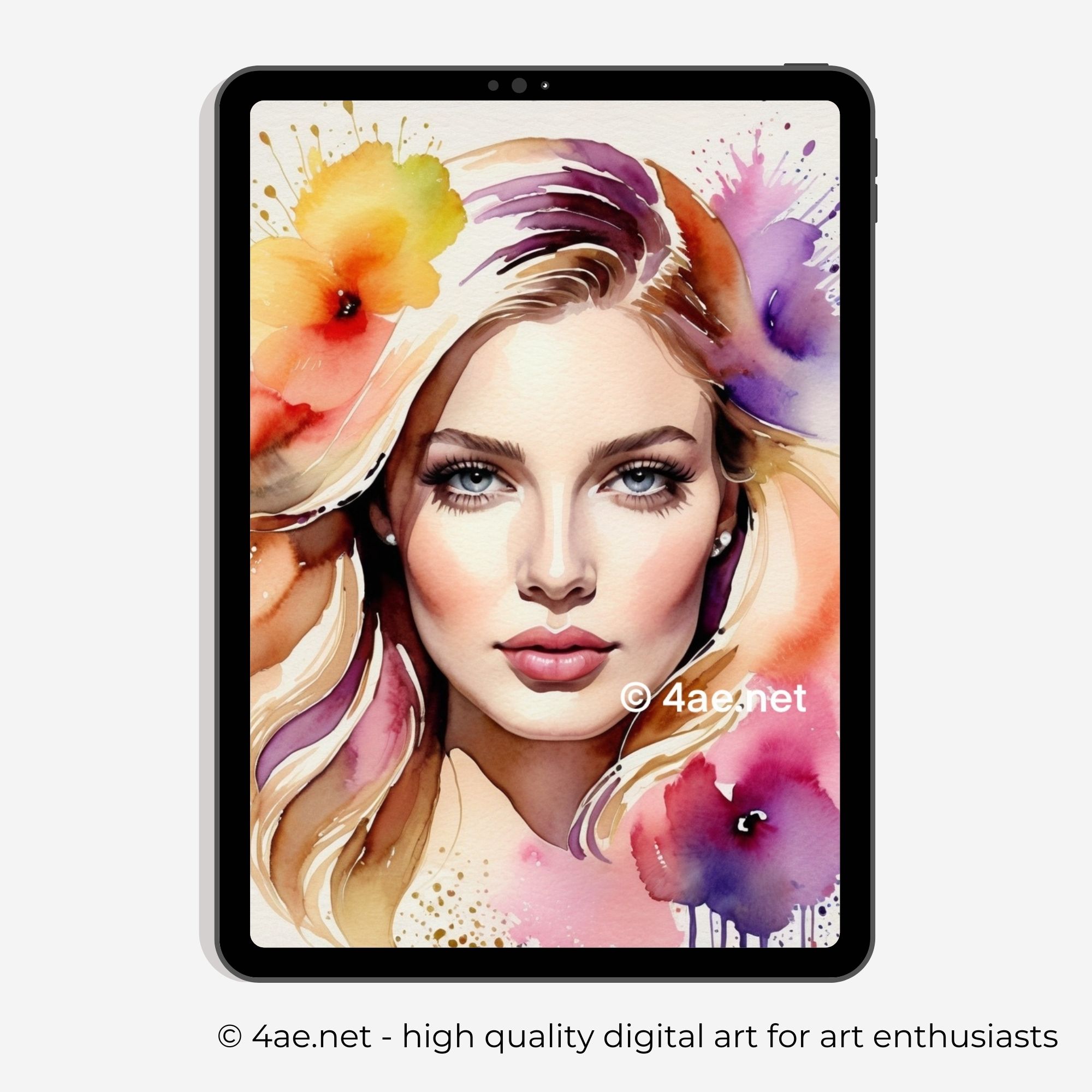 Free Boho iPad Wallpaper #82 Floral Elegance