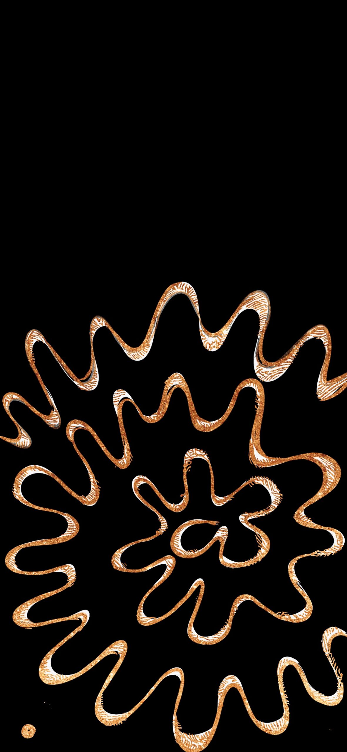 Elegant Black Spiral – Phone Wallpaper