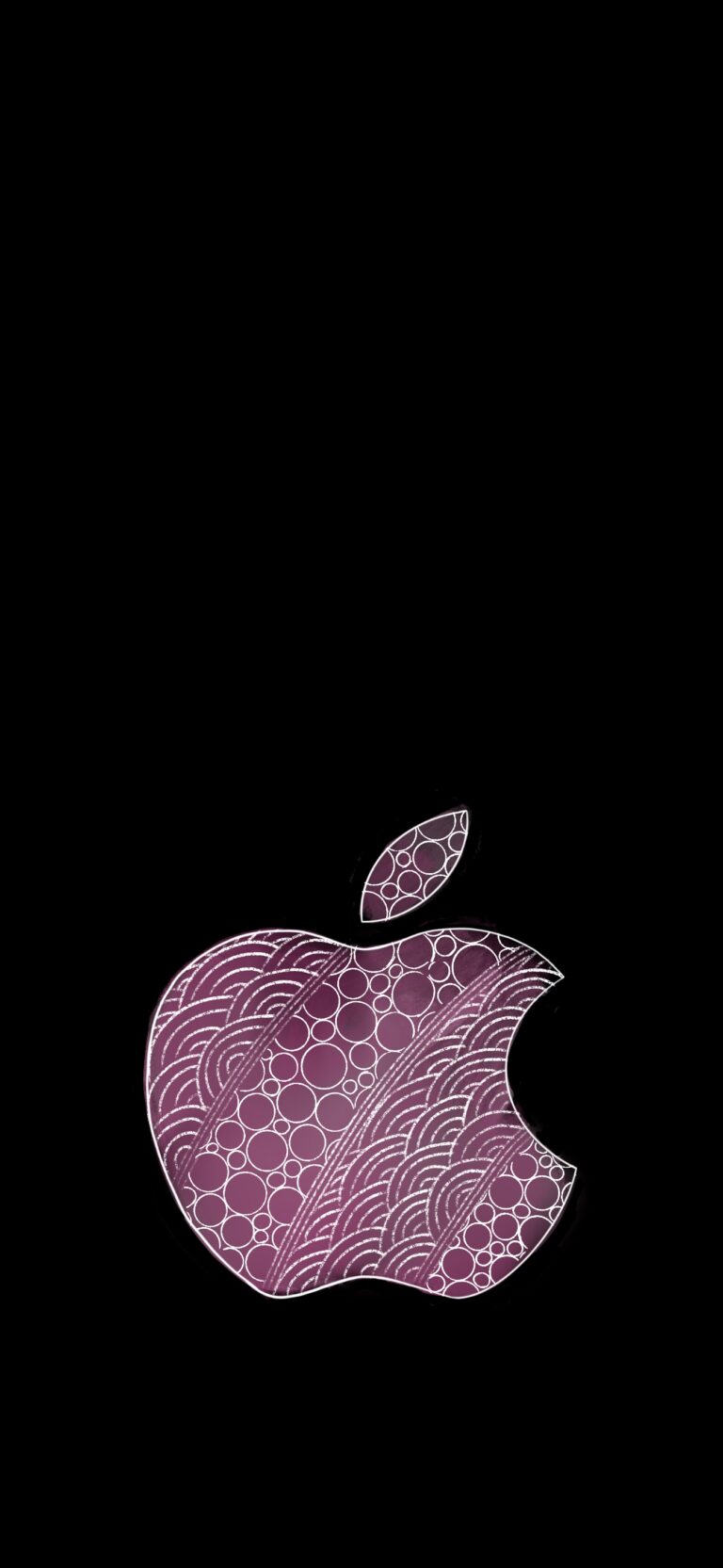 Timeless Apple – Geometric iPhone Wallpaper