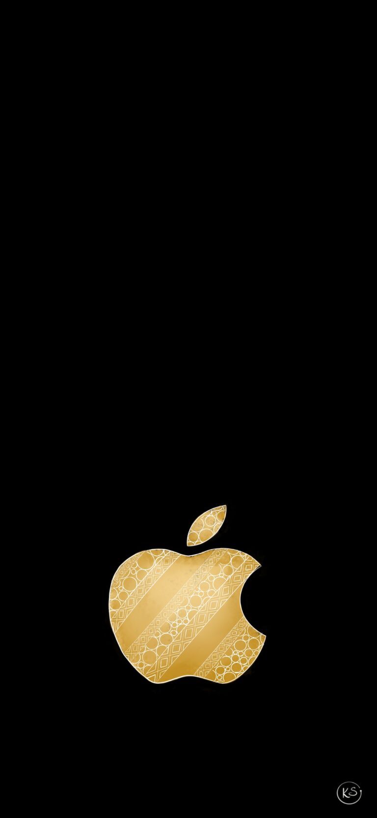 Golden Elegance – iPhone Wallpaper