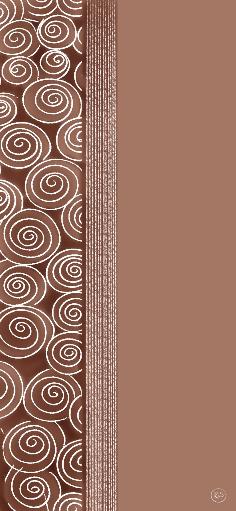 Mocha Mousse Elegance – Phone Wallpaper